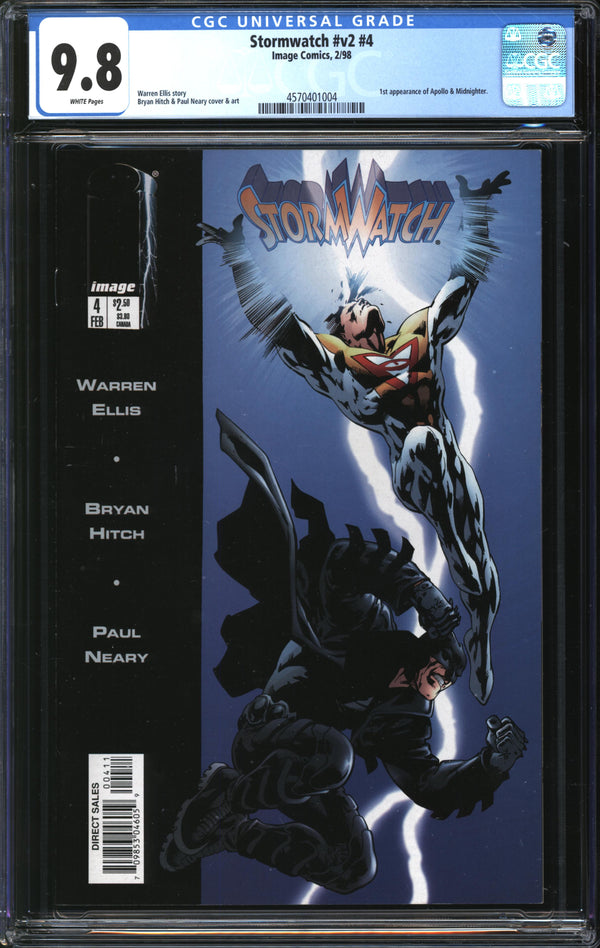 Stormwatch (1997) #4 CGC 9.8 NM/MT