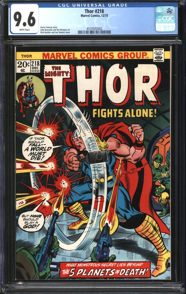 Thor (1966) #218 CGC 9.6 NM+