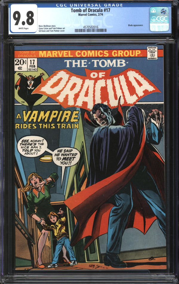 Tomb Of Dracula (1972) #17 CGC 9.8 NM/MT