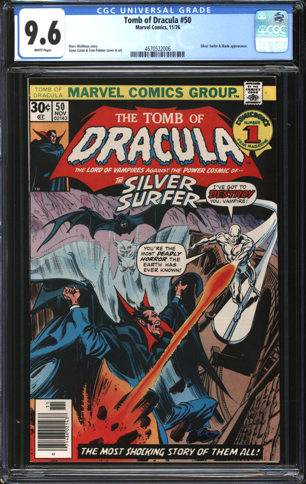 Tomb Of Dracula (1972) #50 CGC 9.6 NM+