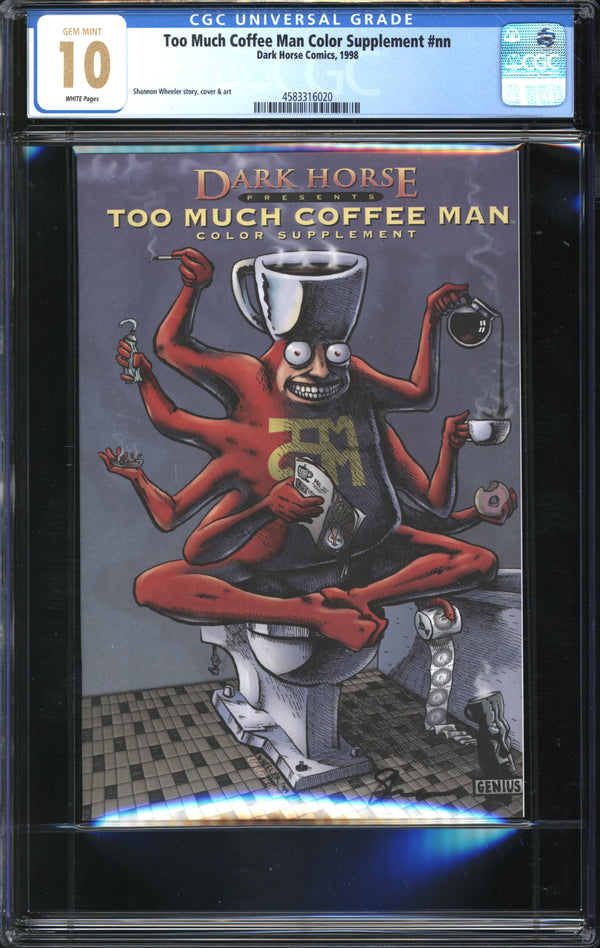 Too Much Coffee Man Color Supplement (1998) #1 CGC 10 GEM MINT