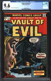 Vault Of Evil (1973) #11 CGC 9.6 NM+