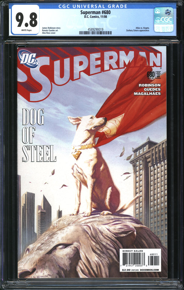 Superman (2006) #680 CGC 9.8 NM/MT