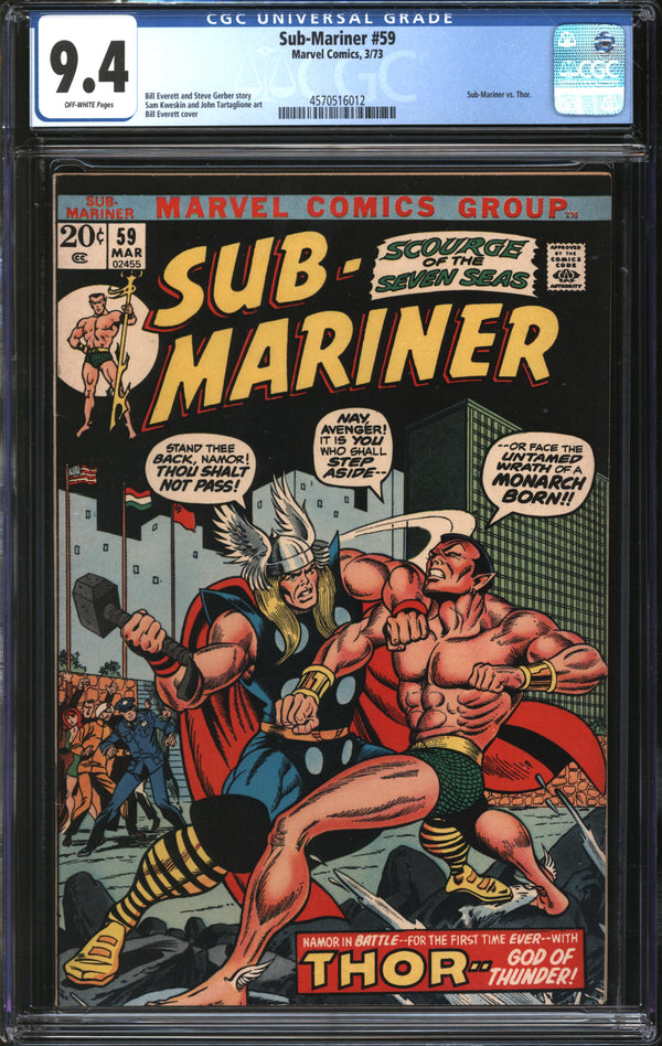 Sub-Mariner (1968) #59 CGC 9.4 NM