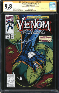 Venom: Lethal Protector (1992) #3 CGC Signature Series 9.8 NM/MT Signed Mark Bagley & Sam De La Rosa