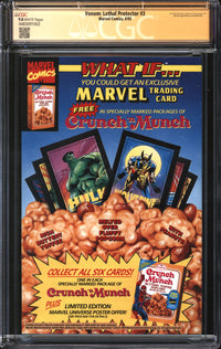 Venom: Lethal Protector (1992) #3 CGC Signature Series 9.8 NM/MT Signed Mark Bagley & Sam De La Rosa