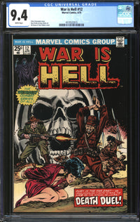 War Is Hell (1973) #12 CGC 9.4 NM