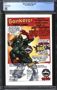 Web Of Spider-Man (1985) # 26 CGC 9.8 NM/MT