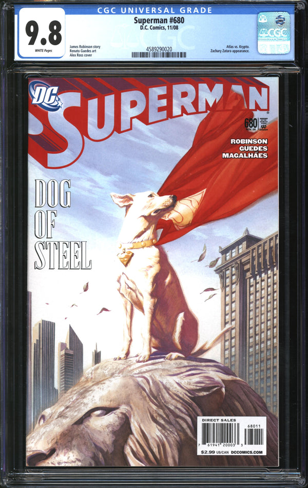 Superman (2006) #680 CGC 9.8 NM/MT