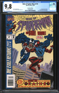 Web Of Spider-Man (1985) #119 Newsstand Edition CGC 9.8 NM/MT