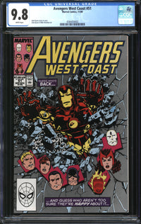 West Coast Avengers (1985) #51 CGC 9.8 NM/MT