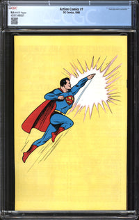 Action Comics (1988) #1 Reprint CGC 9.8 NM/MT