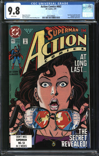 Action Comics (1937) # 662 CGC 9.8 NM/MT