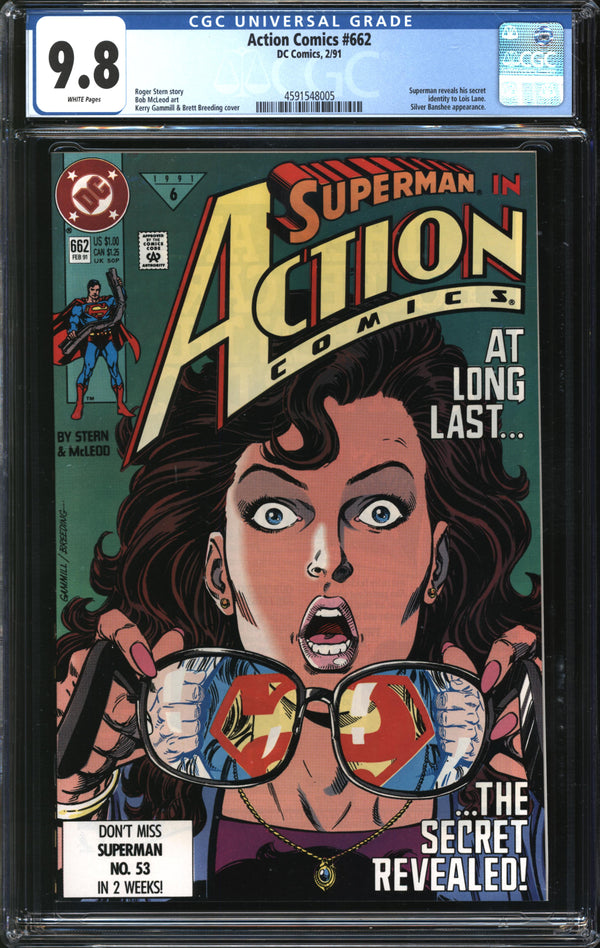 Action Comics (1937) # 662 CGC 9.8 NM/MT