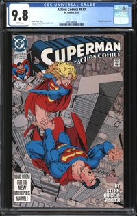 Action Comics (1937) # 677 CGC 9.8 NM/MT