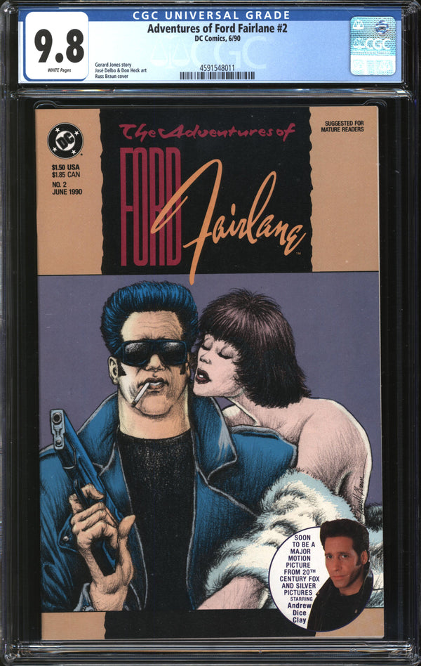 Adventures Of Ford Fairlane (1990) #2 CGC 9.8 NM/MT