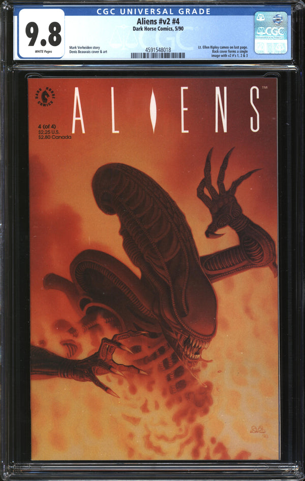 Aliens (1989) #4 CGC 9.8 NM/MT
