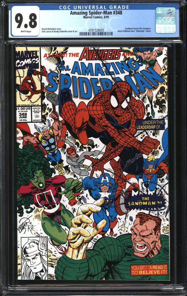 Amazing Spider-Man (1963) #348 CGC 9.8 NM/MT
