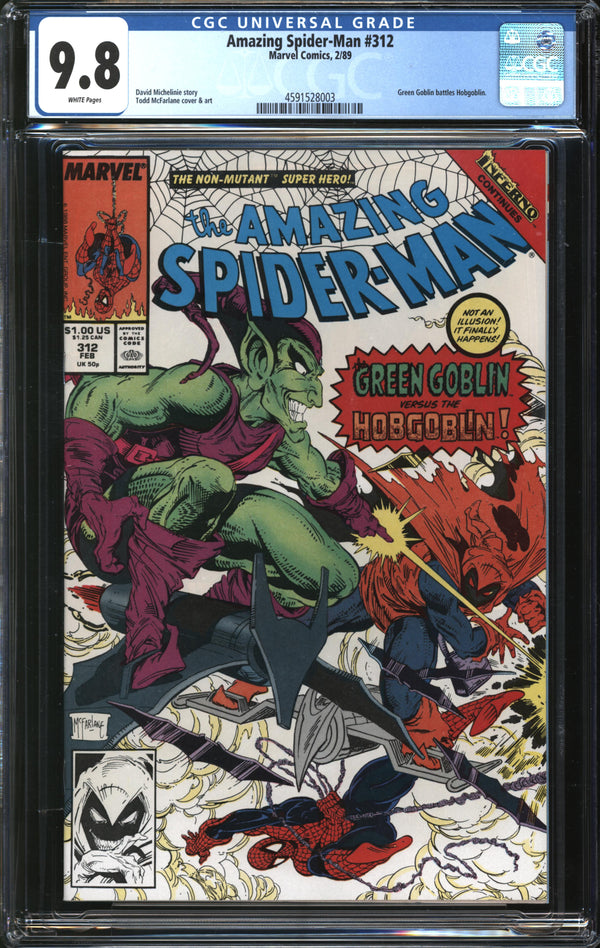 Amazing Spider-Man (1963) #312 CGC 9.8 NM/MT