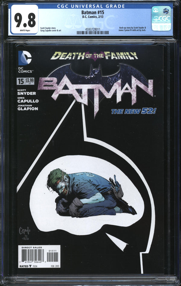 Batman (2011) #15 CGC 9.8 NM/MT