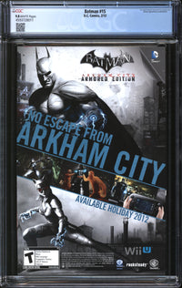 Batman (2011) #15 CGC 9.8 NM/MT