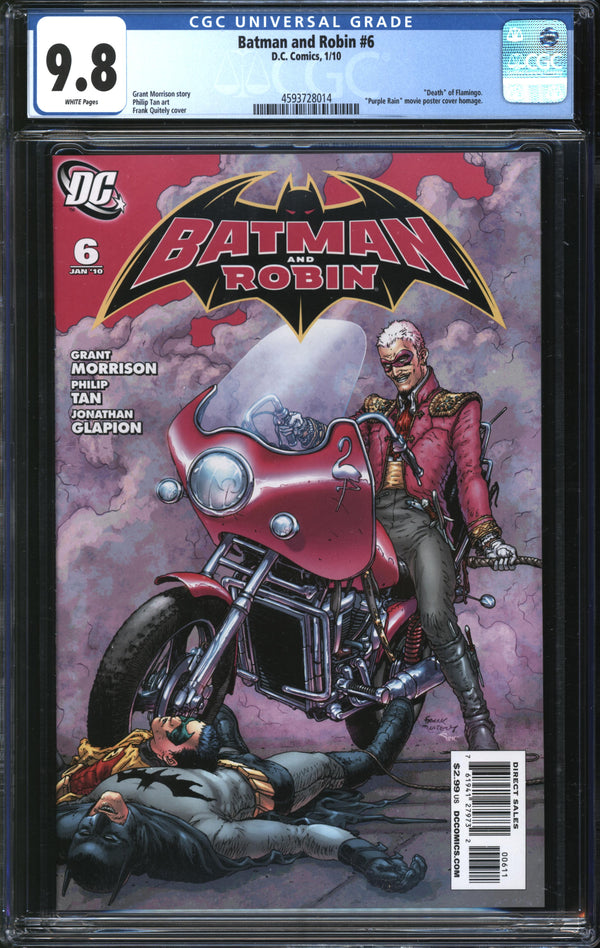 Batman And Robin (2009) #6 CGC 9.8 NM/MT