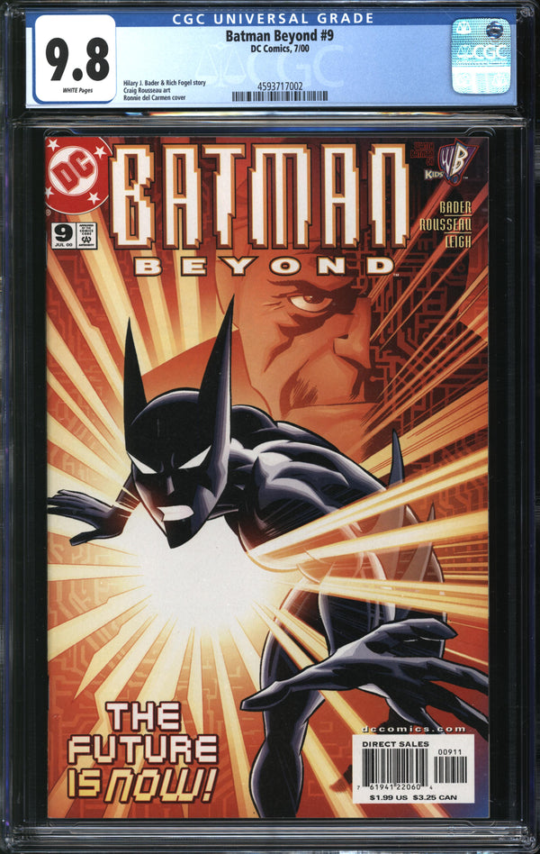 Batman Beyond (1999, Vol. 2) # 9 CGC 9.8 NM/MT