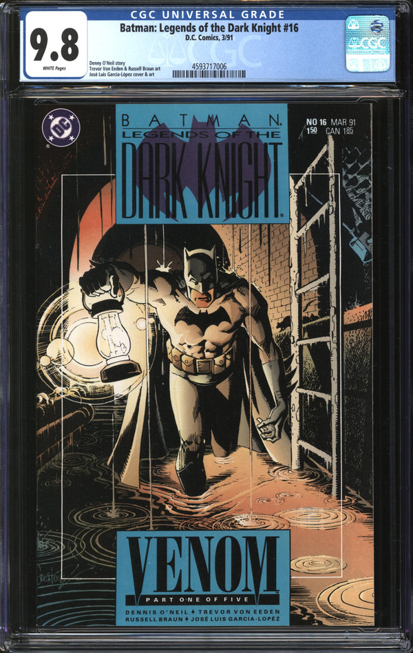Batman: Legends Of The Dark Knight (1989) #16 CGC 9.8 NM/MT
