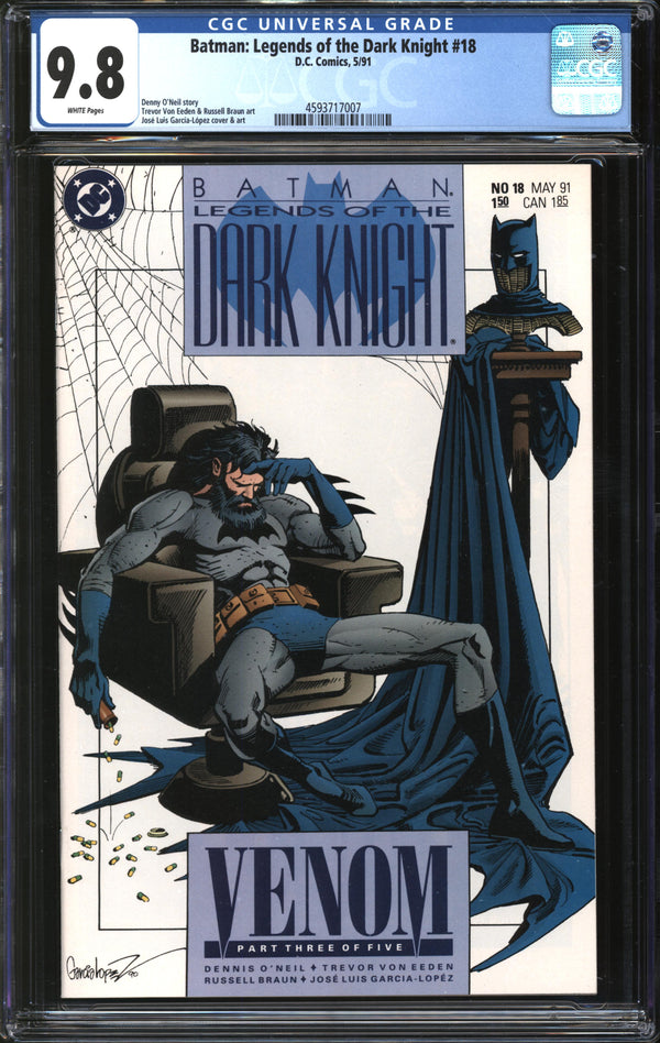 Batman: Legends Of The Dark Knight (1989) #18 CGC 9.8 NM/MT