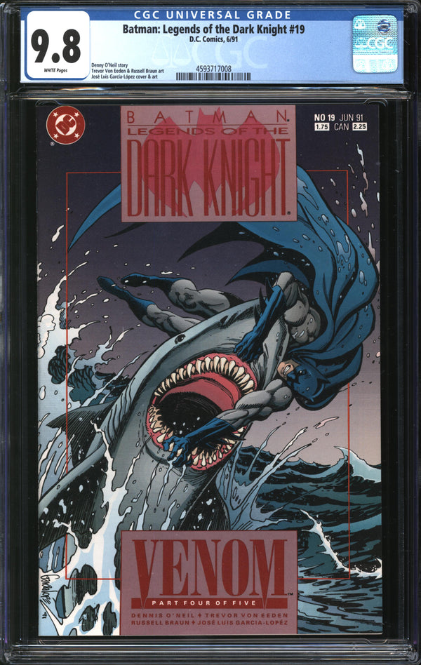 Batman: Legends Of The Dark Knight (1989) #19 CGC 9.8 NM/MT