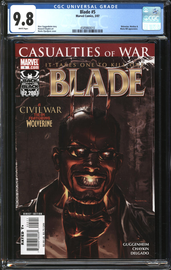 Blade (2006) #5 CGC 9.8 NM/MT