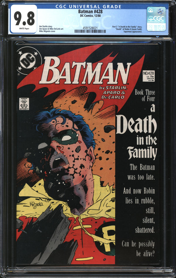 Batman (1940) #428 CGC 9.8 NM/MT