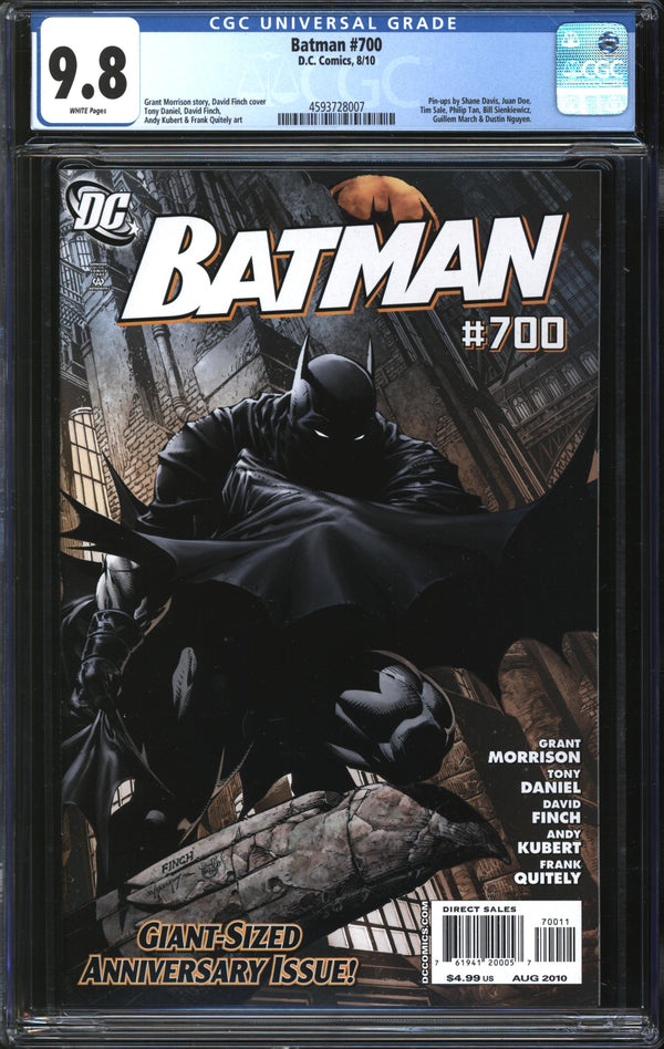 Batman (1940) #700 CGC 9.8 NM/MT