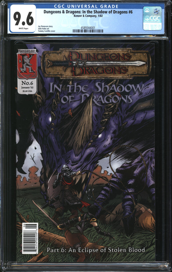 Dungeons & Dragons: In The Shadow Of Dragons (2002) #6 CGC 9.6 NM+