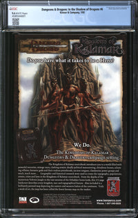 Dungeons & Dragons: In The Shadow Of Dragons (2002) #6 CGC 9.6 NM+
