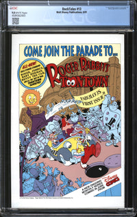 DuckTales (1988) #13 CGC 9.8 NM/MT
