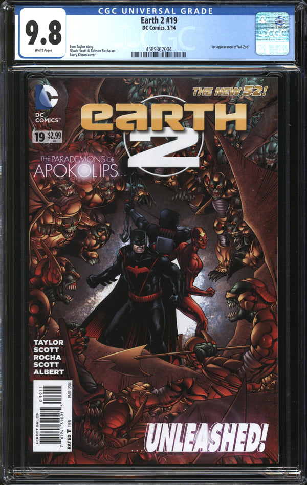 Earth 2 (2012) #19 CGC 9.8 NM/MT