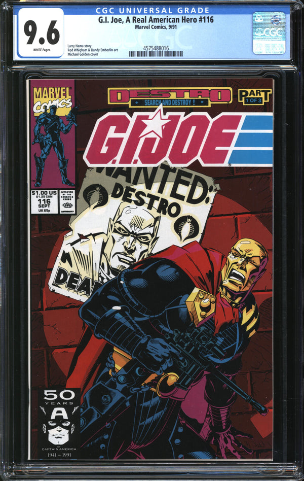 G.I. Joe, A Real American Hero (1982) #116 CGC 9.6 NM+