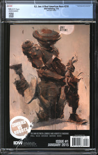 G.I. Joe: A Real American Hero (2010) #210 Subscription Edition CGC 9.8 NM/MT