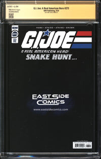 G.I. Joe: A Real American Hero (2010) #273 CGC East Side Comics Edition A Signature Series 9.6 NM+ Signed Mike Mayhew