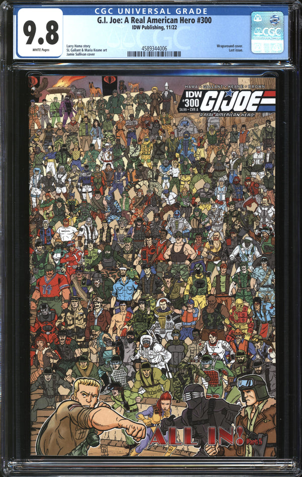 G.I. Joe: A Real American Hero (2010) #300 CGC 9.8 NM/MT