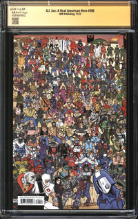 G.I. Joe: A Real American Hero (2010) #300 CGC Signature Series 9.8 NM/MT Signed Larry Hama, Audrey Sullivan & Jamie Sullivan