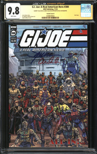 G.I. Joe: A Real American Hero (2010) #300 Variant Cover B CGC Signature Series 9.6 NM+ Signed Audrey Sullivan & Jamie Sullivan