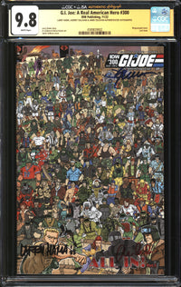 G.I. Joe: A Real American Hero (2010) #300 CGC Signature Series 9.8 NM/MT Signed Larry Hama, Audrey Sullivan & Jamie Sullivan