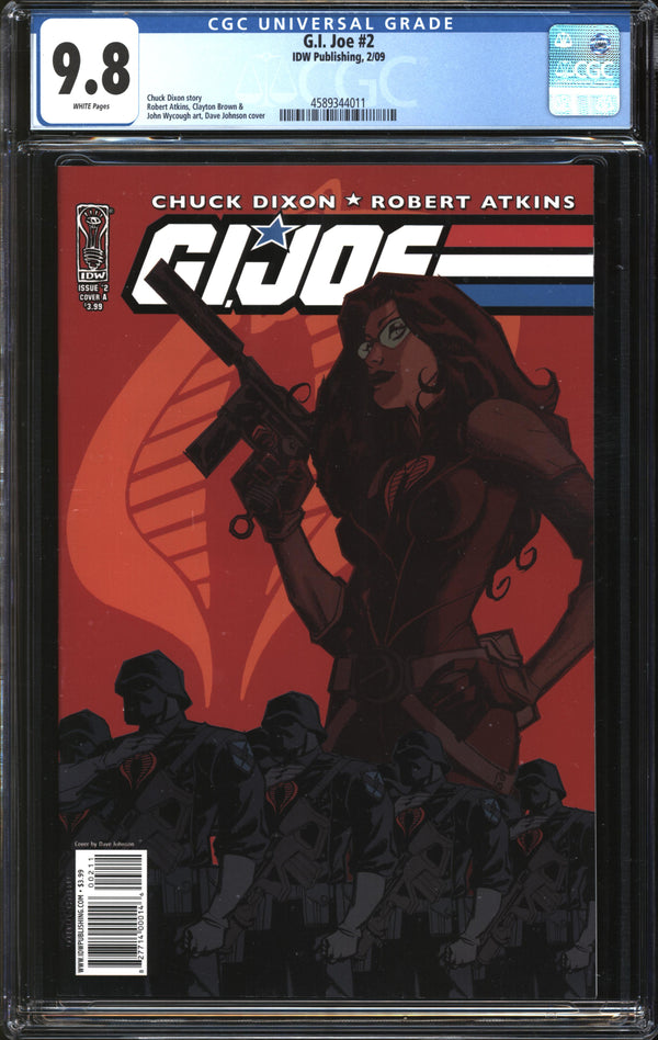 G.I. Joe (2009) #2 CGC 9.8 NM/MT
