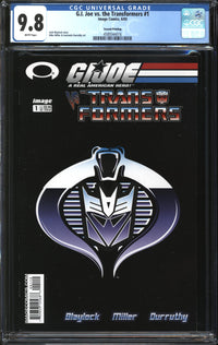 G.I. Joe Vs. The Transformers (2003) #1 Second Printing CGC 9.8 NM/MT