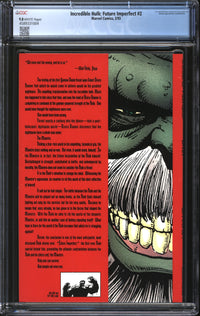 Incredible Hulk: Future Imperfect (1993) #2 CGC 9.8 NM/MT