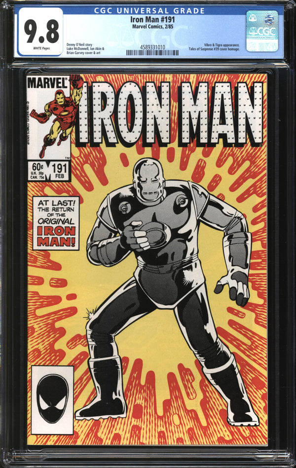 Iron Man (1968) #191 CGC 9.8 NM/MT