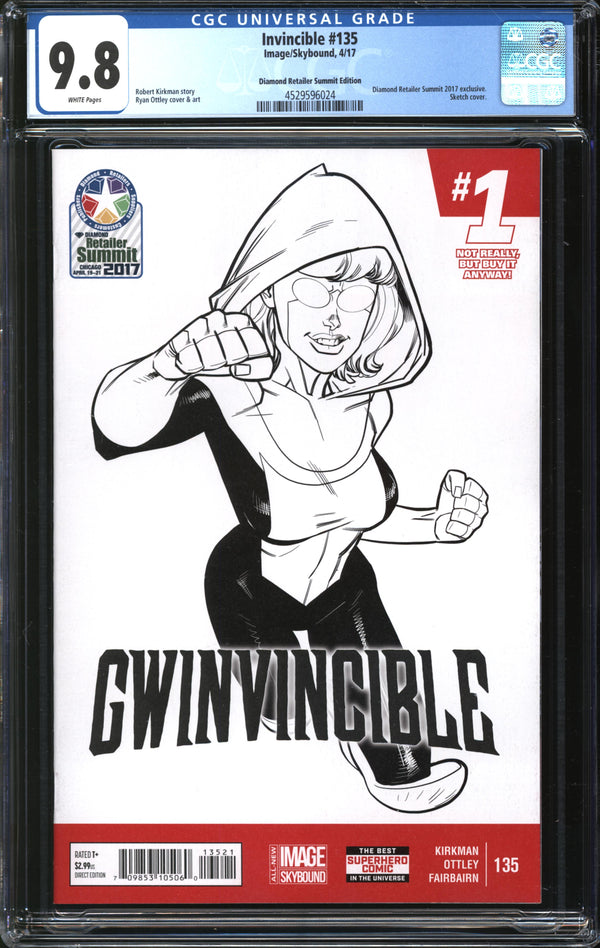Invincible (2003) #135 Diamond Retailer Summit Edition CGC 9.8 NM/MT