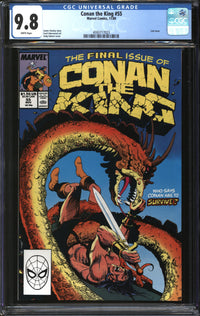 Conan The King (1984) #55 CGC 9.8 NM/MT